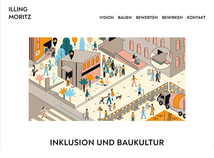 Startseite der Website illingmoritz.de
